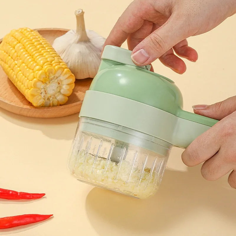 TAGLIAVERDURE ELETTRICO 4 IN 1 🥕