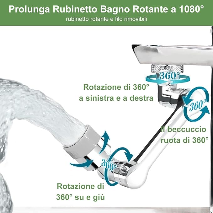 RUBINETTO MOVIBILE 1080°