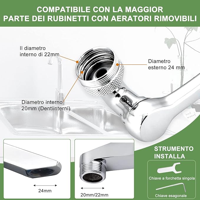 RUBINETTO MOVIBILE 1080°