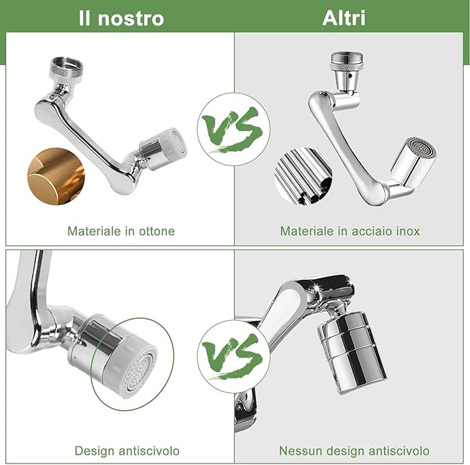 RUBINETTO MOVIBILE 1080°