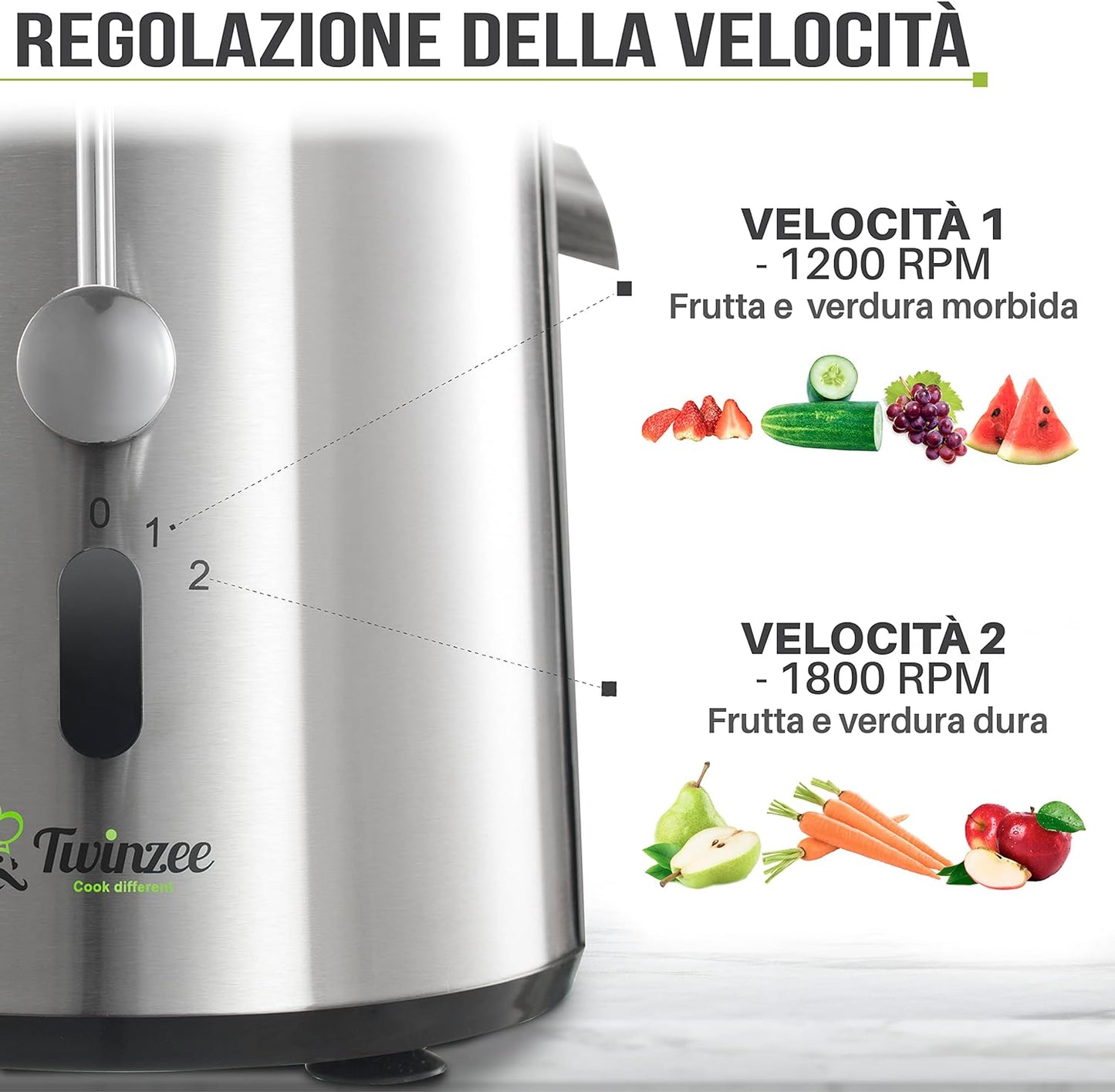 CENTRIFUGA FRUTTA E VERDURA PROFESSIONALE